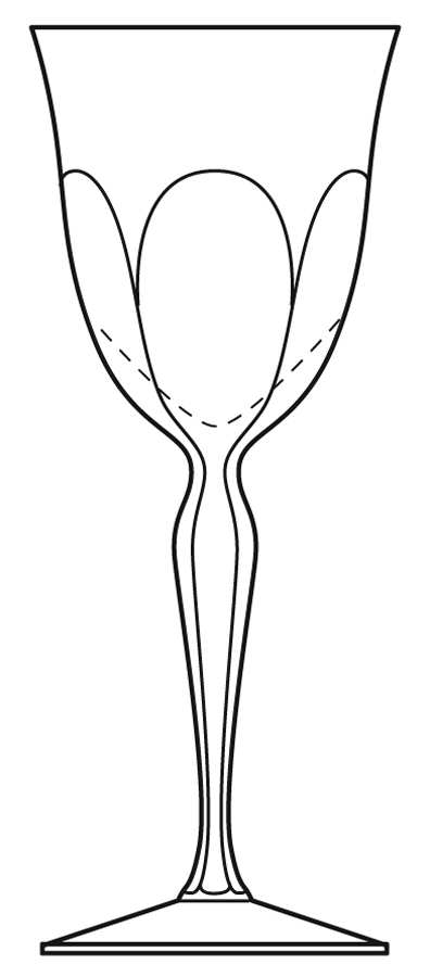 Felicia Water Goblet by Peill-1