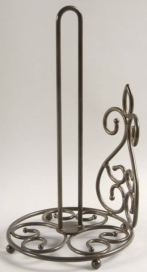 Fantasia Metal Paper Towel Holder by Princess House-1