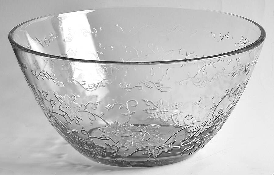 Fantasia 10" Storage Bowl No Plastic Lid by Princess House-1