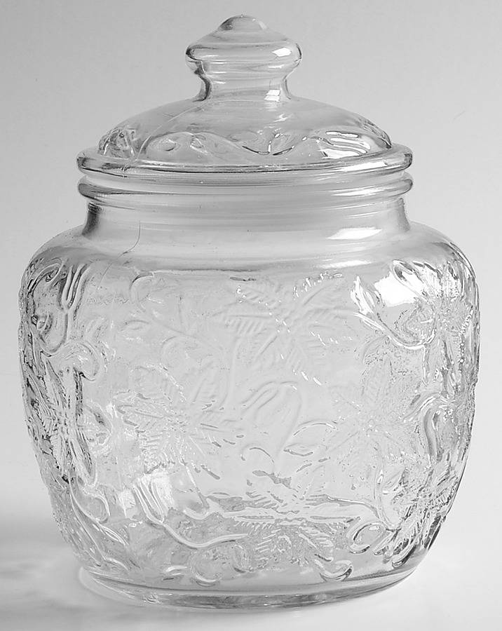 Fantasia Small Canister & Lid by Princess House-1