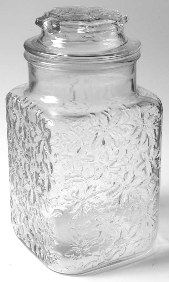 Fantasia Medium Canister & Lid by Princess House-1