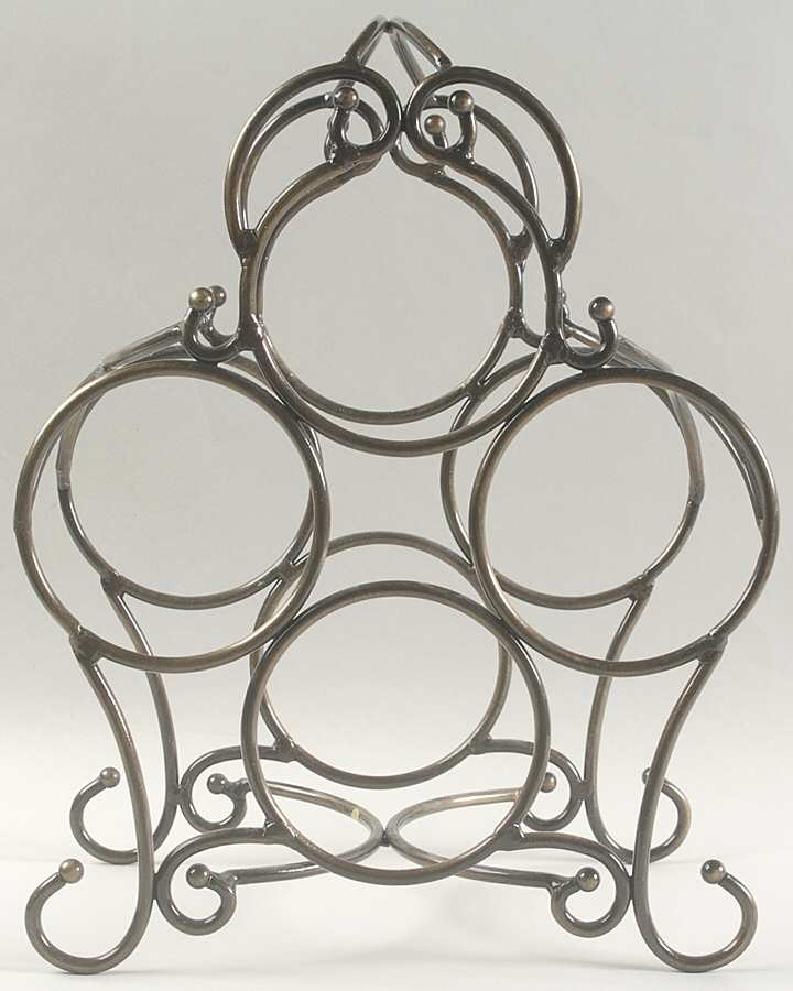 Fantasia Metal Wine Bottle Rack by Princess House-1