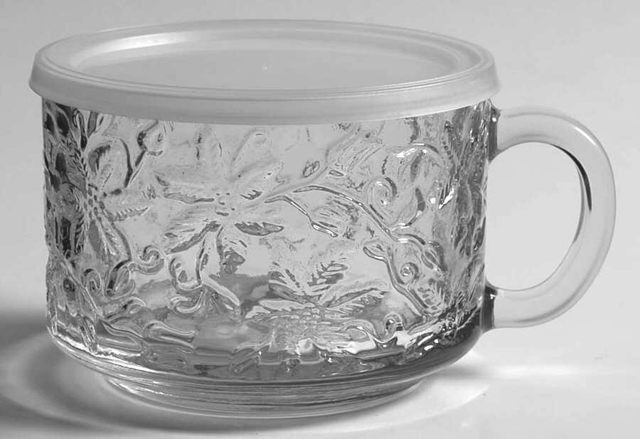 Fantasia Soup/Sandwich-Soup Mug & Plastic Lid by Princess House-1