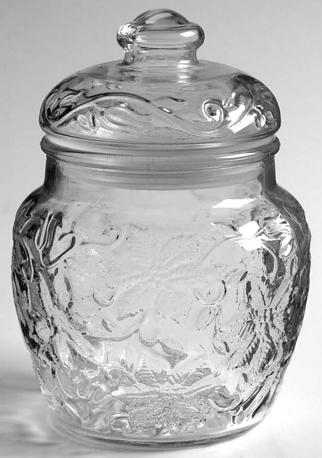Fantasia Mini Canister & Lid by Princess House-1