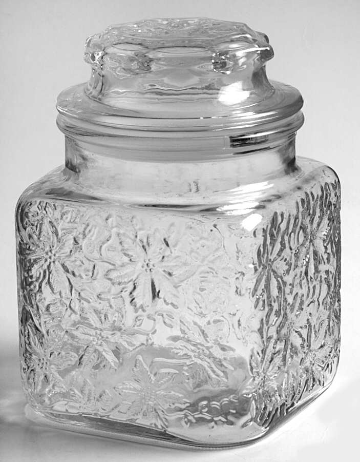 Fantasia Small Canister & Lid by Princess House-1