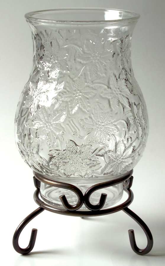 Fantasia 7" Pillar Candleholder with Metal Holder by Princess House-1