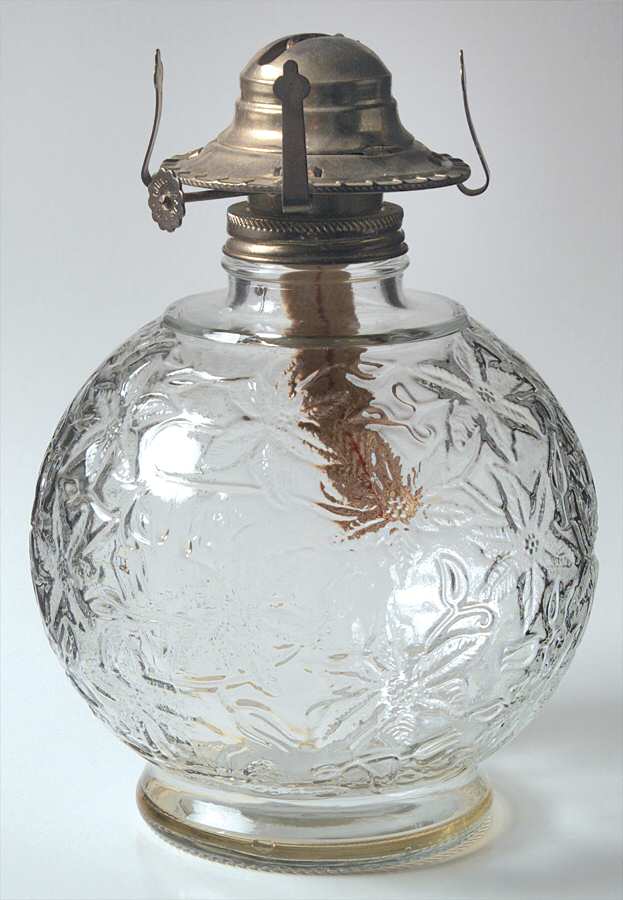 Fantasia Hurricane Lamp, No Globe by Princess House-1