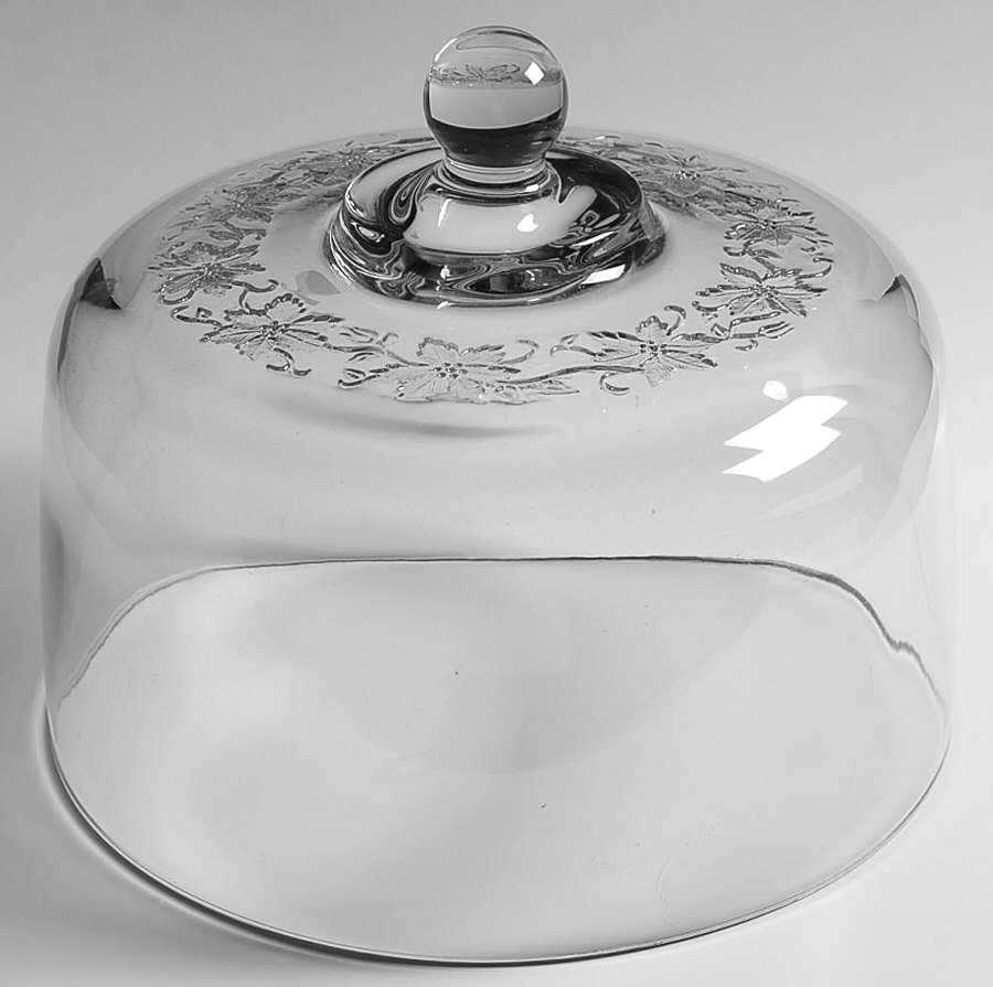 Fantasia Glass Dome for 11" Cake Stand by Princess House-1