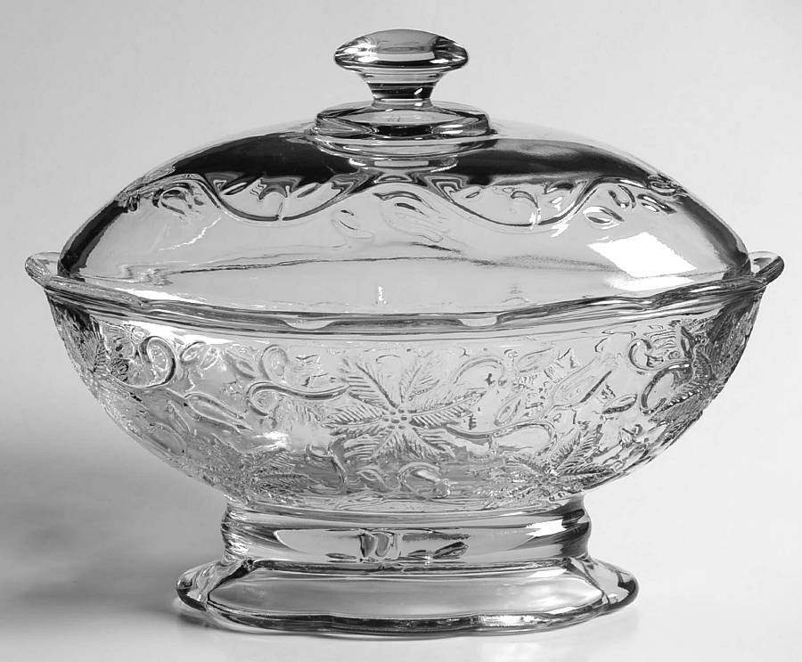 Fantasia Candy Dish & Lid by Princess House-1