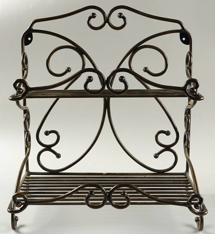 Fantasia 2 Tier Metal Shelf by Princess House-1