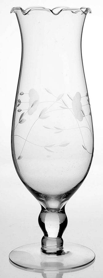 Heritage Tall Crimped Vase by Princess House-1