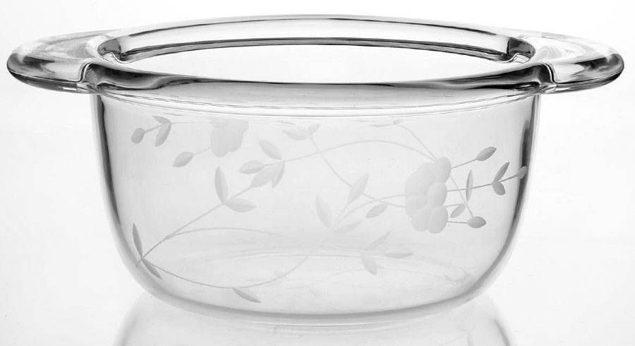 Heritage 1 Qt Round Casserole No Lid by Princess House-1