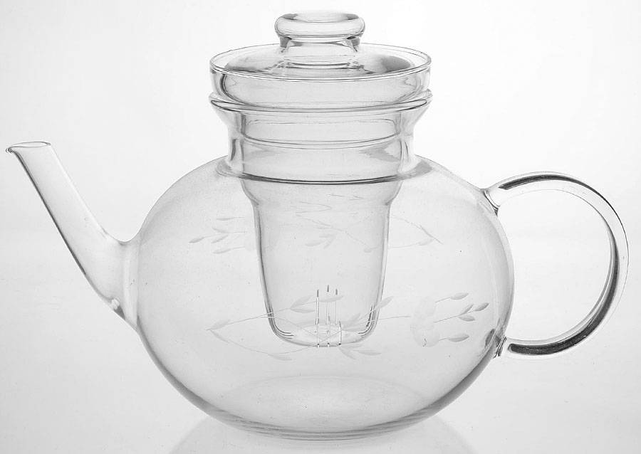 Heritage Teapot & Lid w/Infuser by Princess House-1