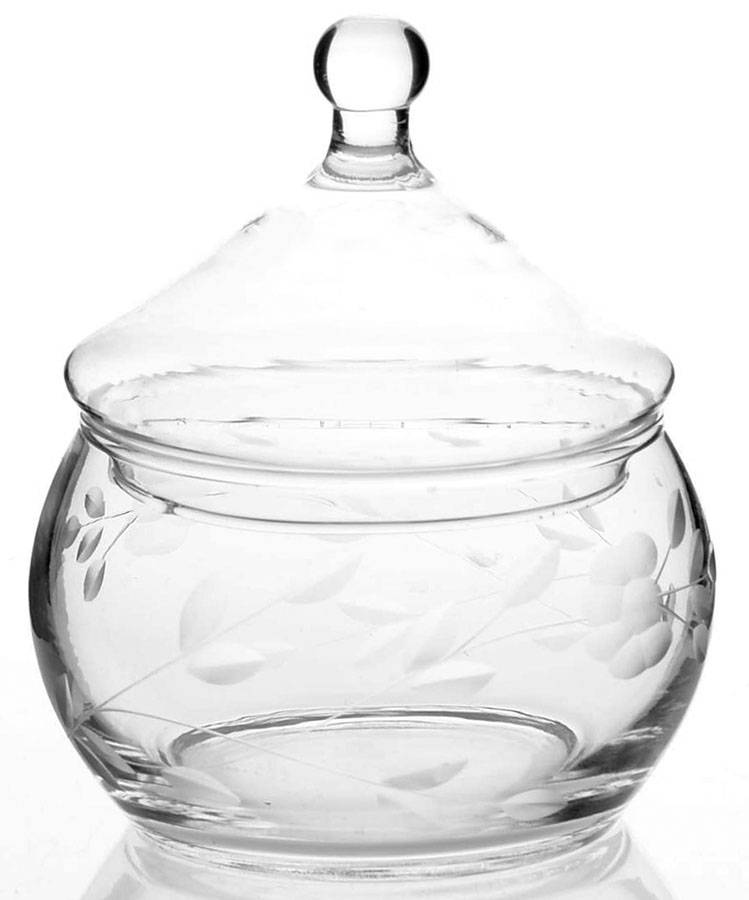Heritage Sugar Bowl & Lid by Princess House-1