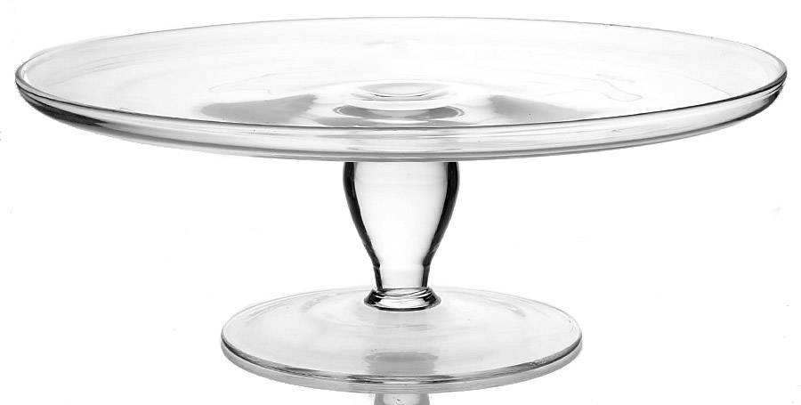 Heritage 12" Diameter Pedestal Cake Stand No Dome by Princess House-1