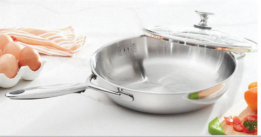 Heritage 10" Skillet & Glass Lid by Princess House-1