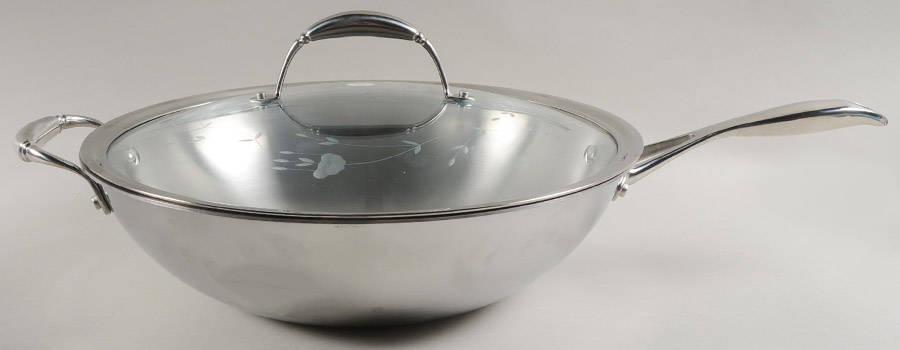 Heritage Stainless & Glass Stir-Fry by Princess House-1