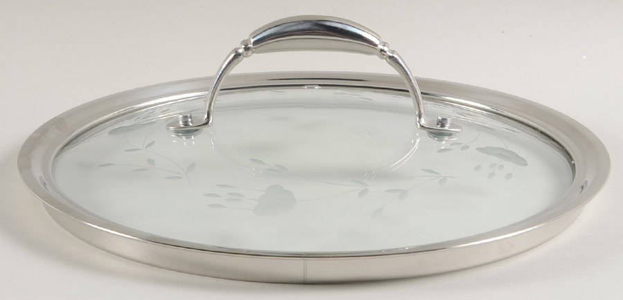 Heritage Glass Lid for 5 Quart Metal Casserole by Princess House-1