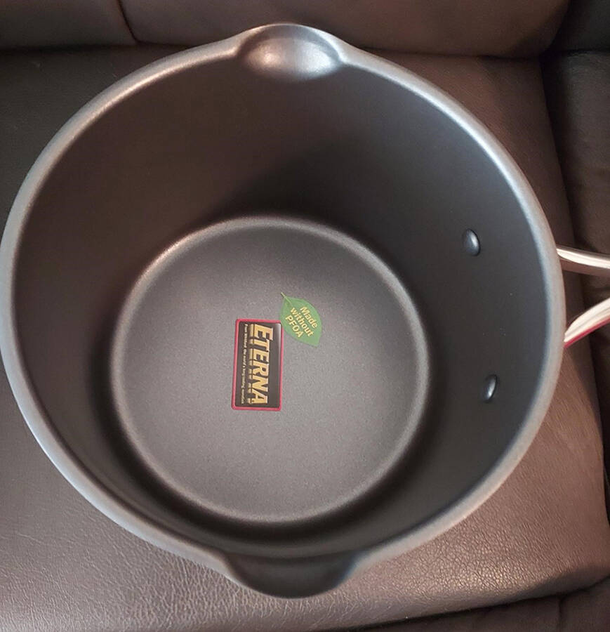 Heritage 3 Qt Non Stick Stainless Saucepan No Lid by Princess House-1