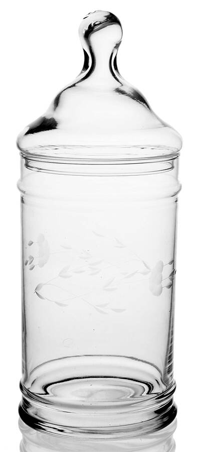 Heritage Extra Large Canister & Lid by Princess House-1