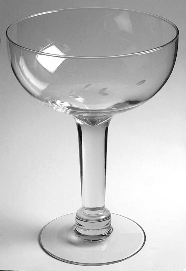 Heritage Wine Glass Shape Serving Dish by Princess House-1