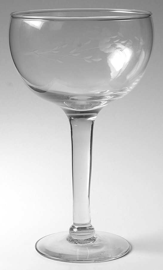 Heritage Wine Glass Shape Serving Dish by Princess House-1