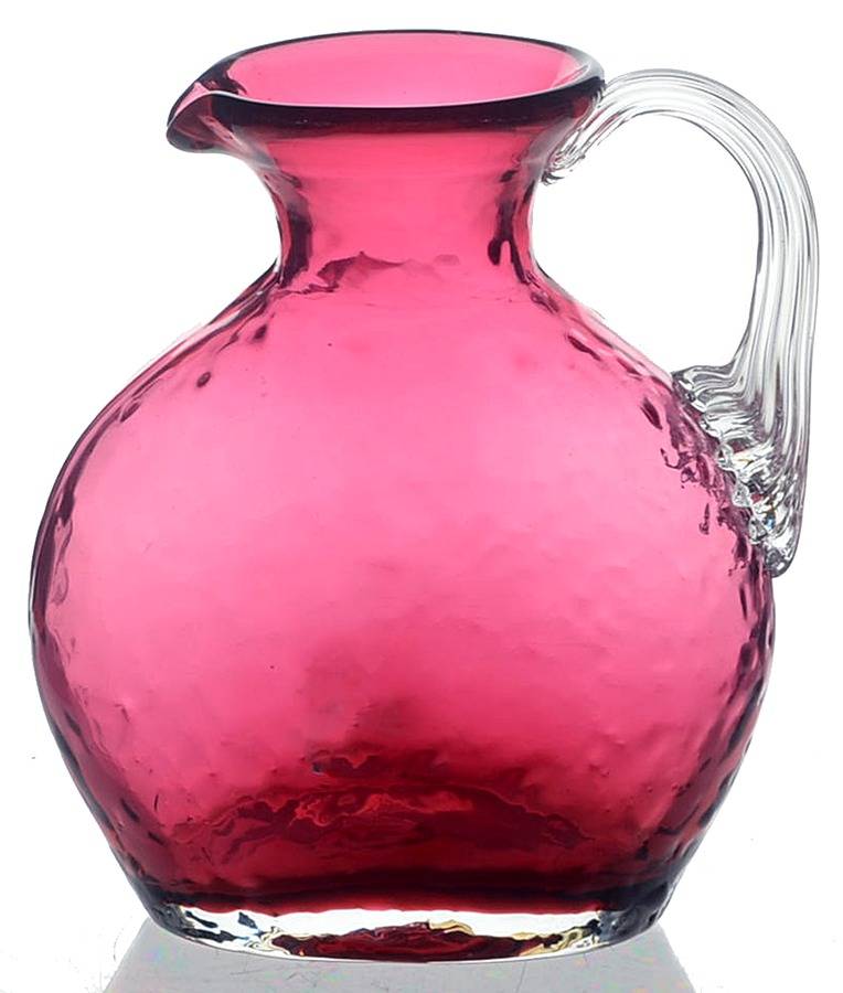 Cranberry 6 Oz Pitcher by Pilgrim Glass-1