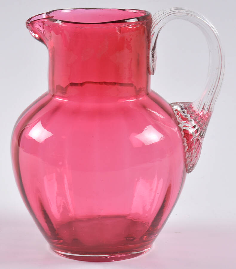 Cranberry 20 Oz Pitcher by Pilgrim Glass-1