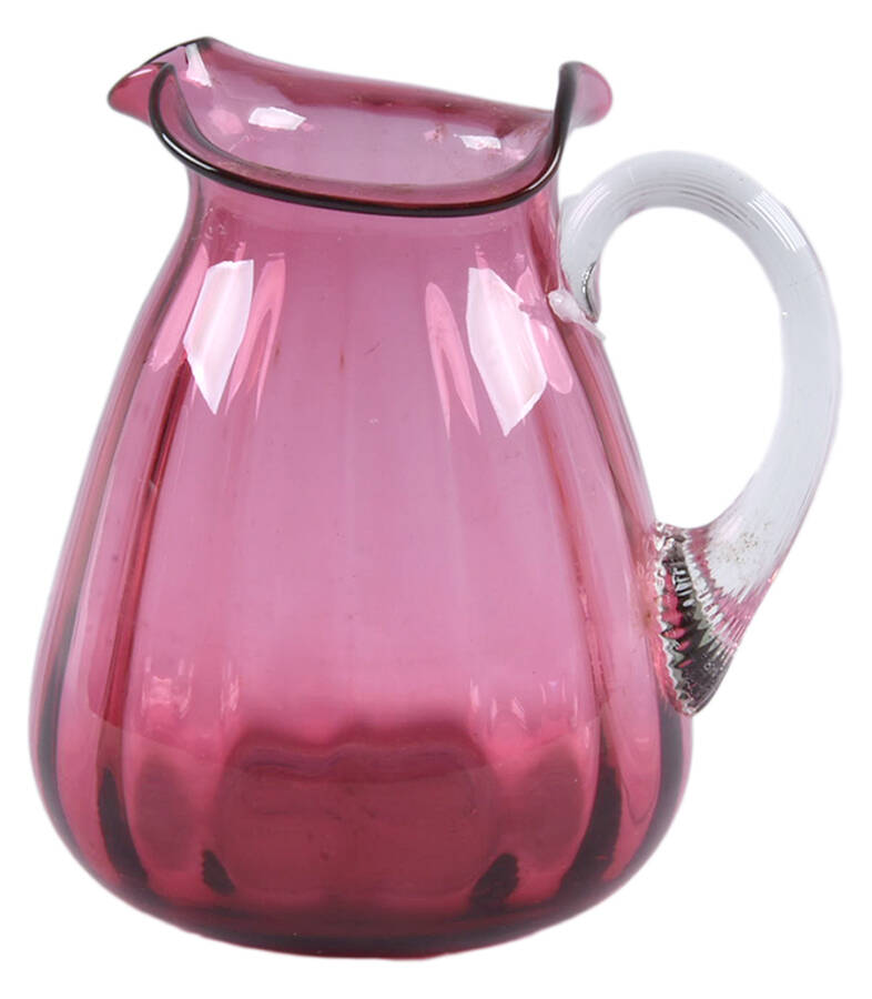 Cranberry 16 Oz Pitcher by Pilgrim Glass-1