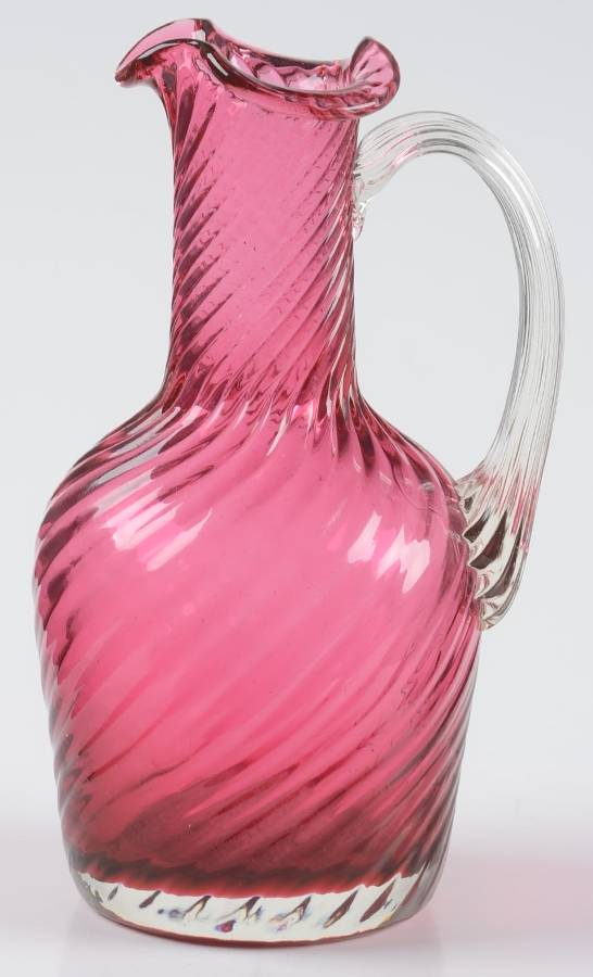 Cranberry 4 Oz Pitcher by Pilgrim Glass-1