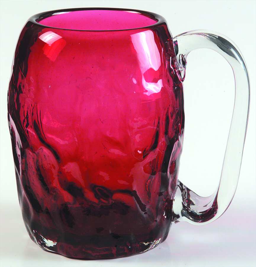 Cranberry Mug by Pilgrim Glass-1
