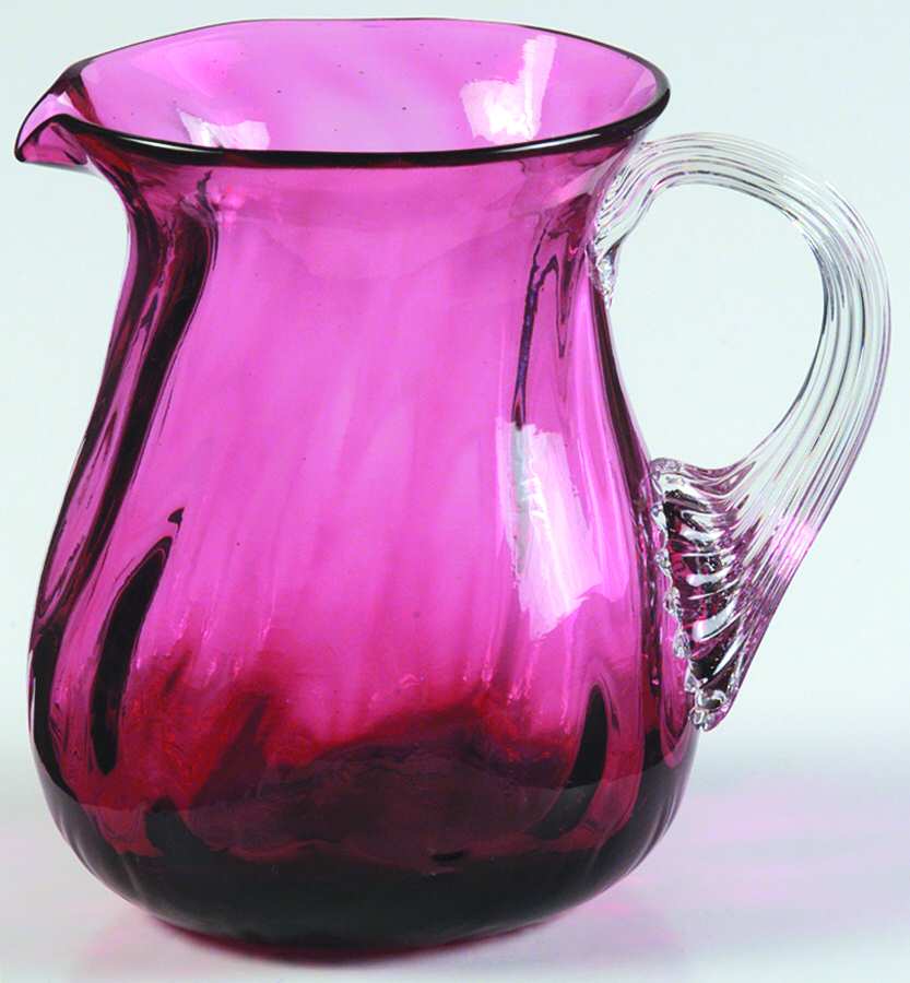 Cranberry 7 Oz Pitcher by Pilgrim Glass-1