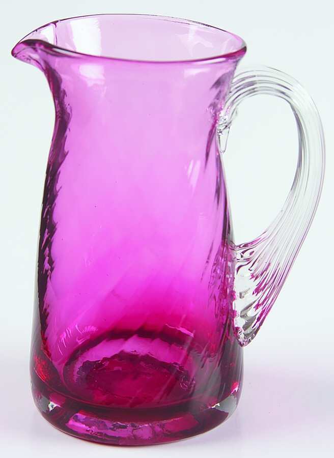 Cranberry 4 Oz Pitcher by Pilgrim Glass-1