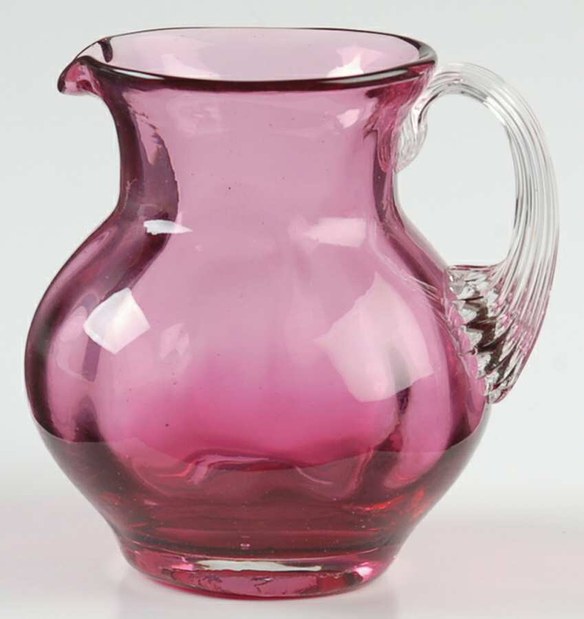 Cranberry 4 Oz Pitcher by Pilgrim Glass-1