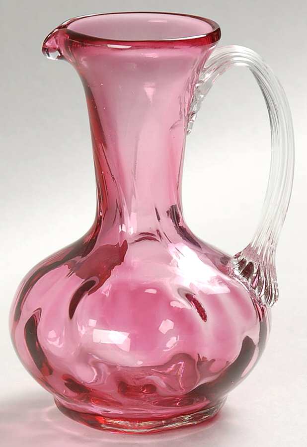 Cranberry 5 Oz Pitcher by Pilgrim Glass-1