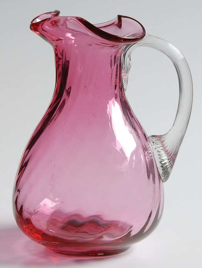 Cranberry 6 Oz Pitcher by Pilgrim Glass-1
