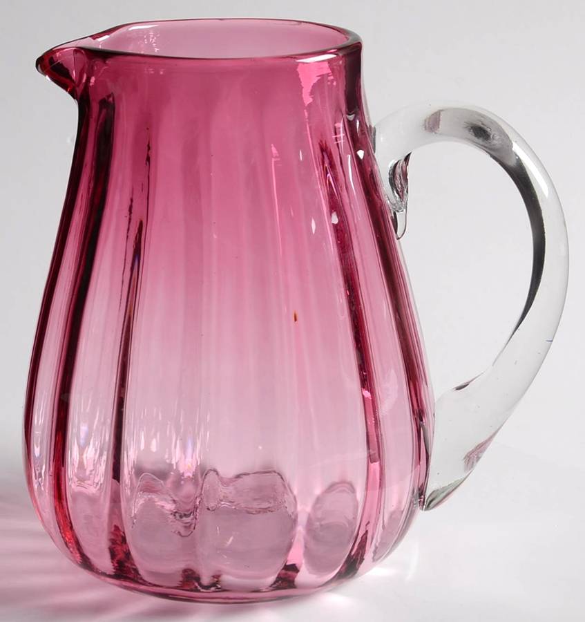 Cranberry 22 Oz Pitcher by Pilgrim Glass-1