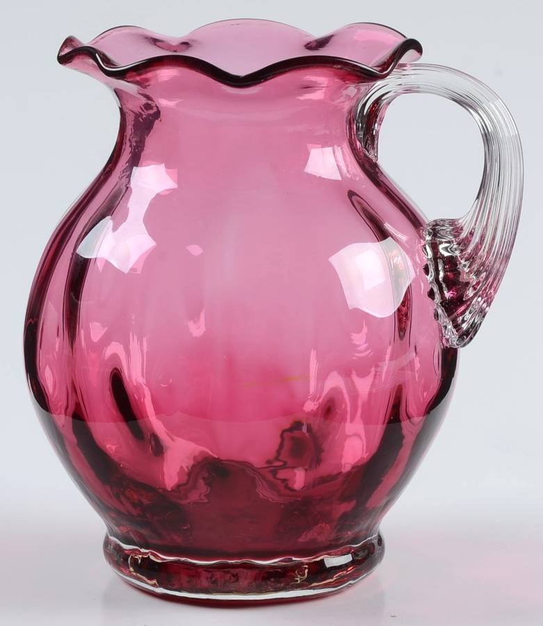 Cranberry 8 Oz Pitcher by Pilgrim Glass-1