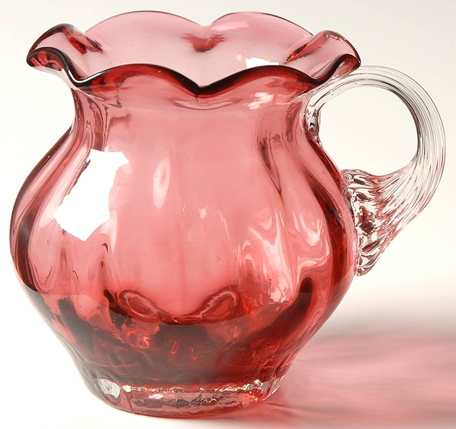 Cranberry 7 Oz Pitcher by Pilgrim Glass-1
