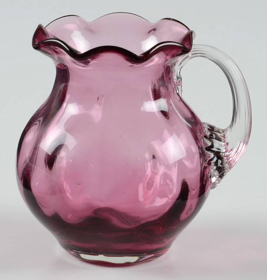 Cranberry 6 Oz Pitcher by Pilgrim Glass-1