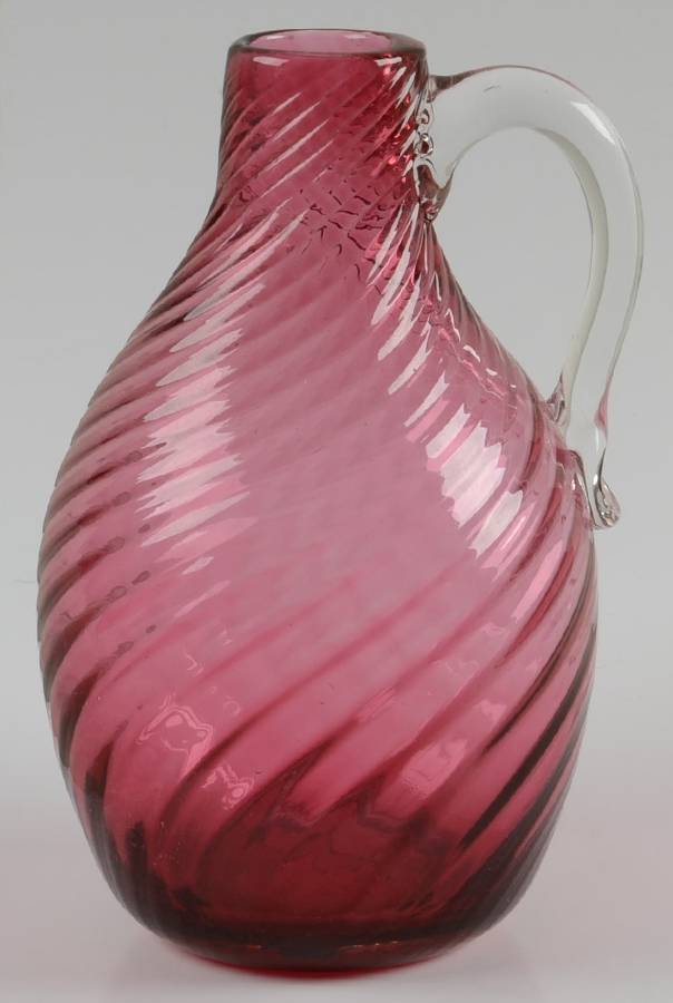 Cranberry 5" Bud Vase by Pilgrim Glass-1