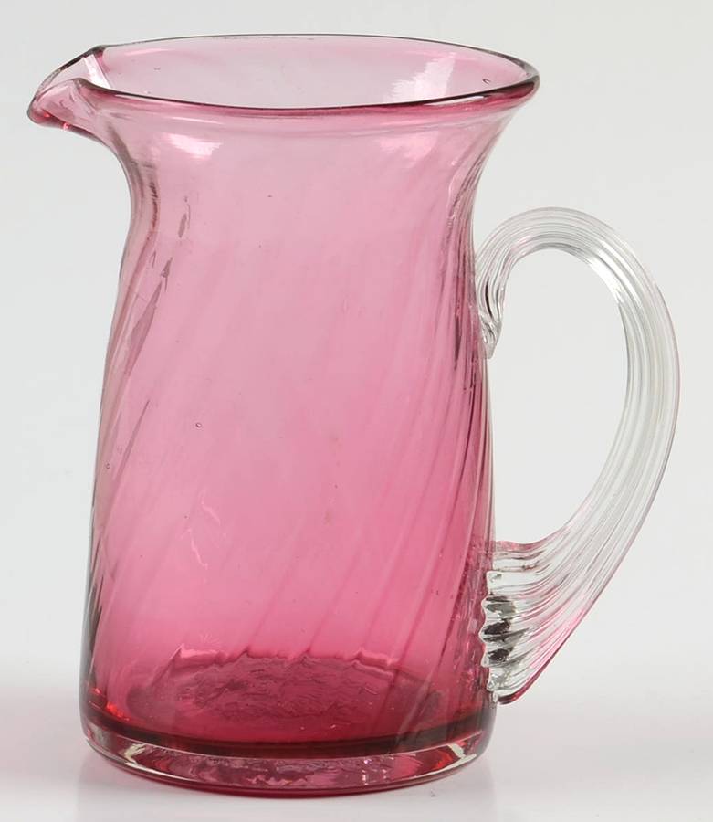 Cranberry 4 Oz Pitcher by Pilgrim Glass-1