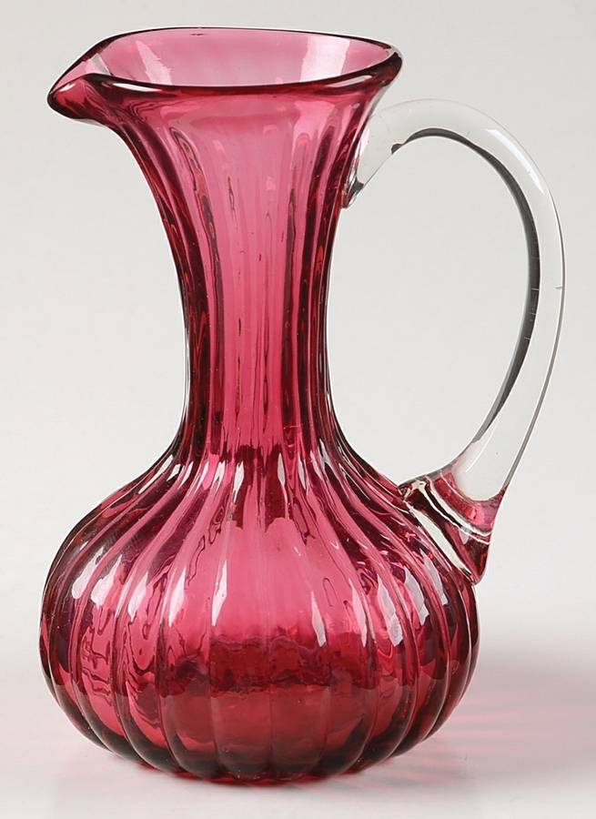 Cranberry 4 Oz Pitcher by Pilgrim Glass-1