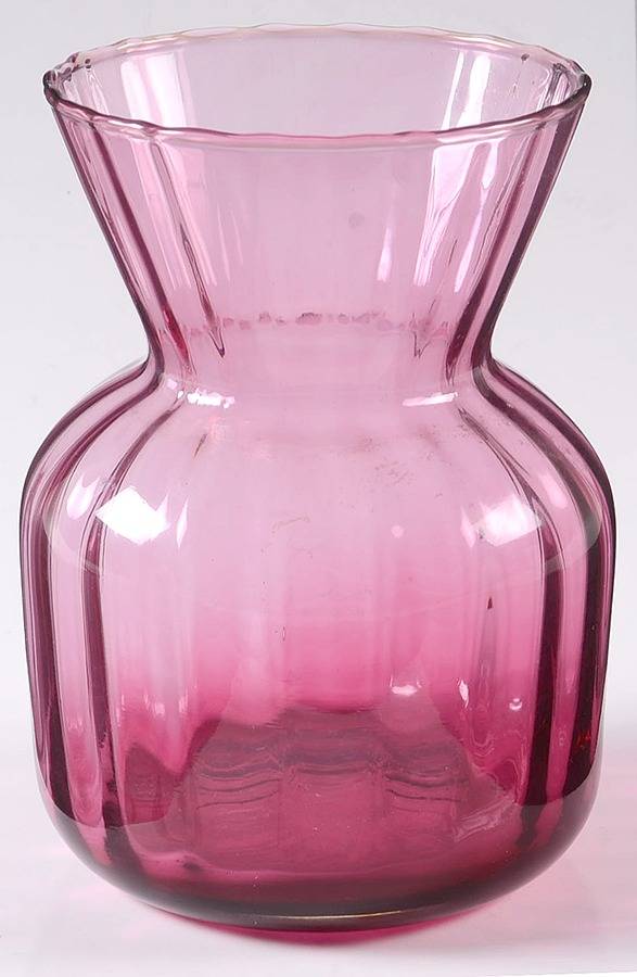 Cranberry 5" Sac Vase by Pilgrim Glass-1