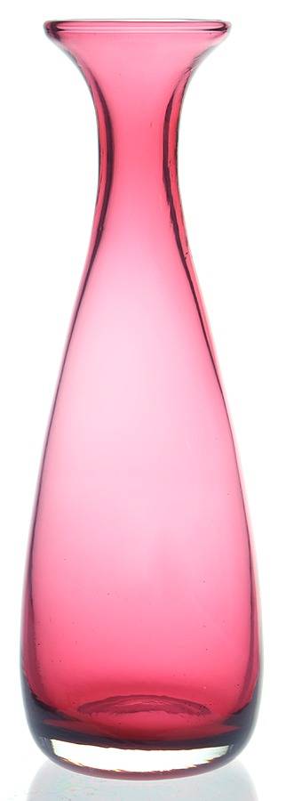 Cranberry 8" Bud Vase by Pilgrim Glass-1