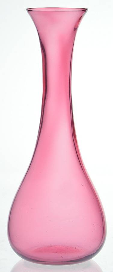 Cranberry 8" Bud Vase by Pilgrim Glass-1