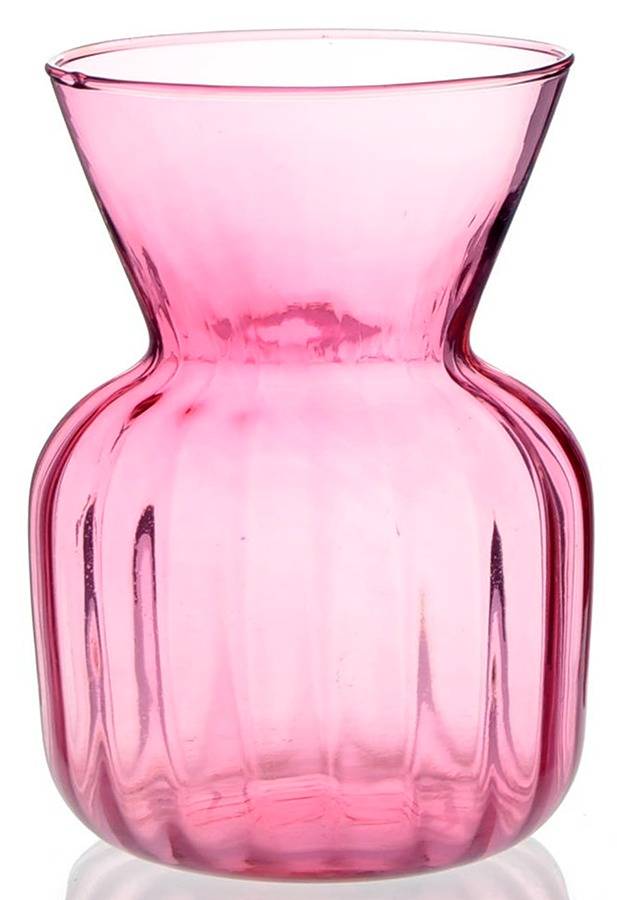 Cranberry 6" Sac Vase by Pilgrim Glass-1