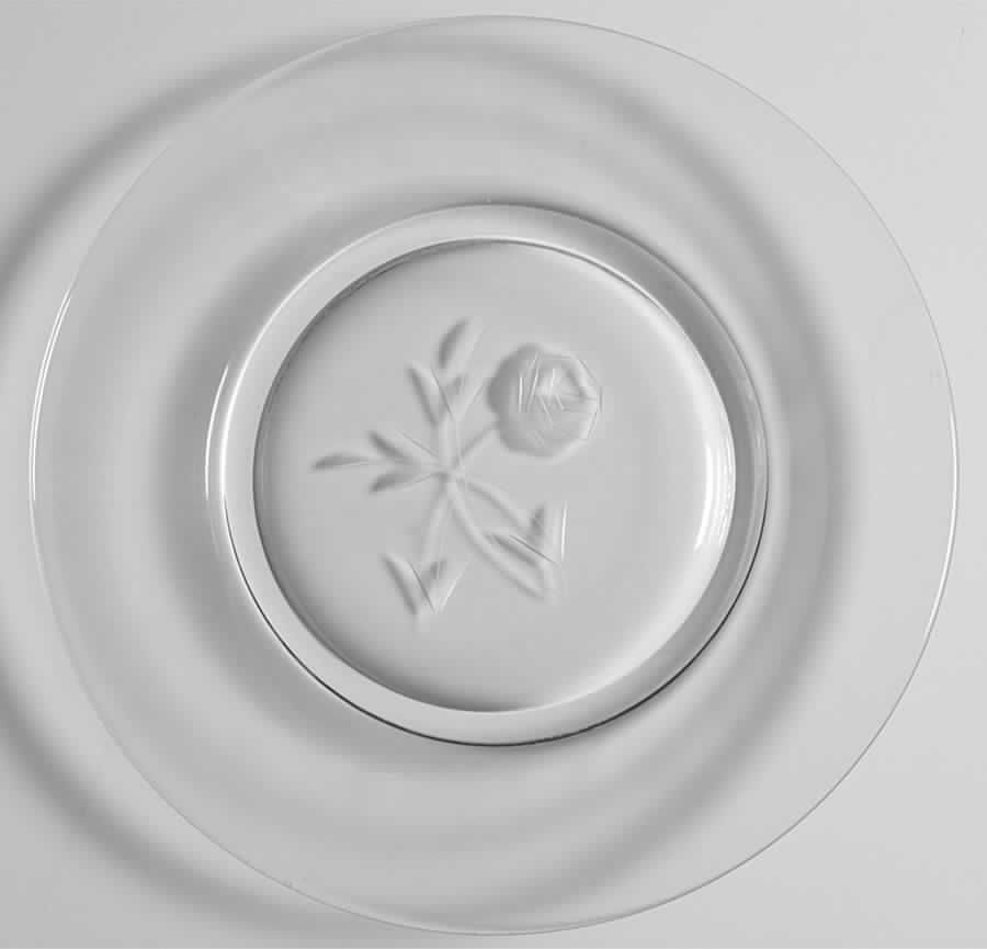 Milburn Rose 7" Salad Plate by Nancy Prentiss-1