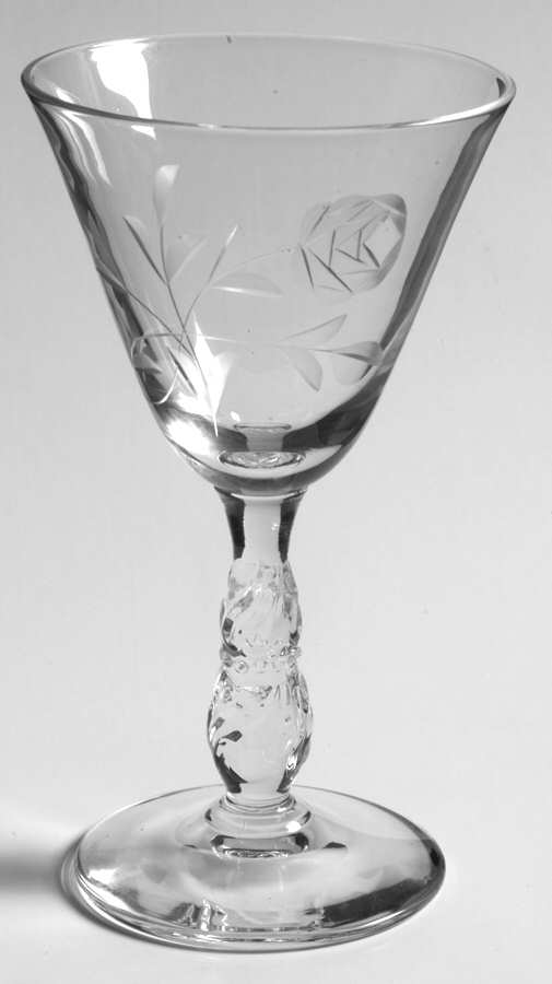 Milburn Rose Wine Glass by Nancy Prentiss-1