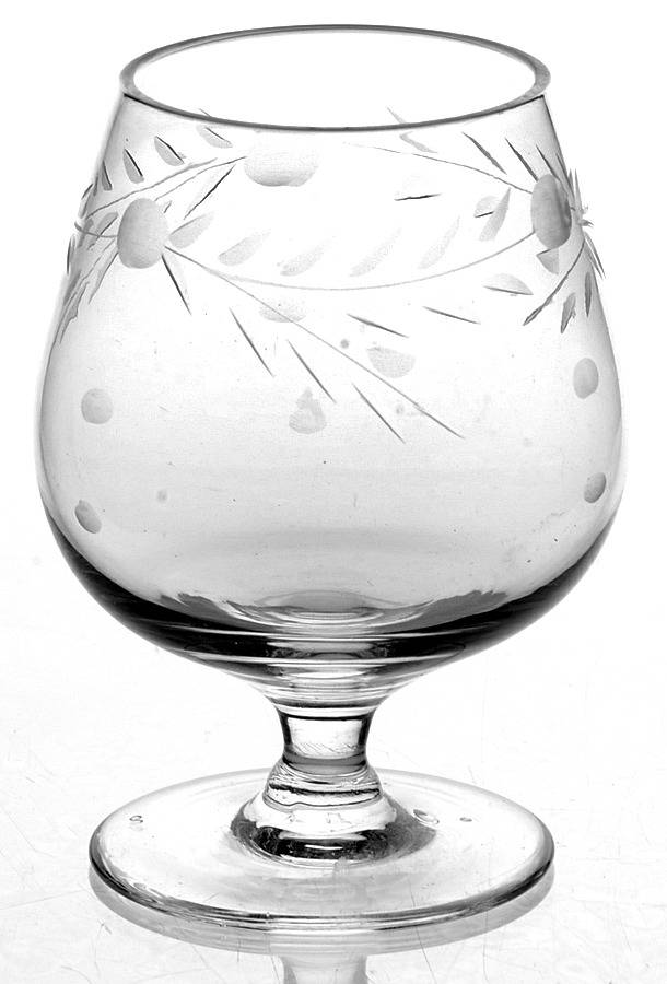 Willow Moon Small Brandy Glass by Pioneer (Japan)-1
